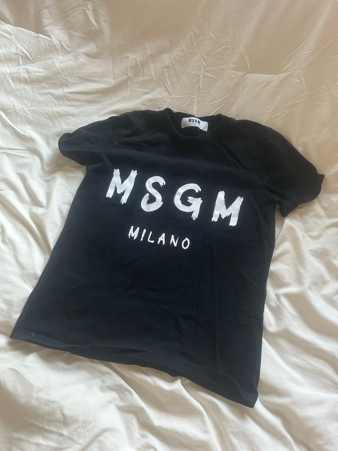 정품 MSGM 밀라노 로고 반팔 티셔츠 S사이즈 상품이미지1