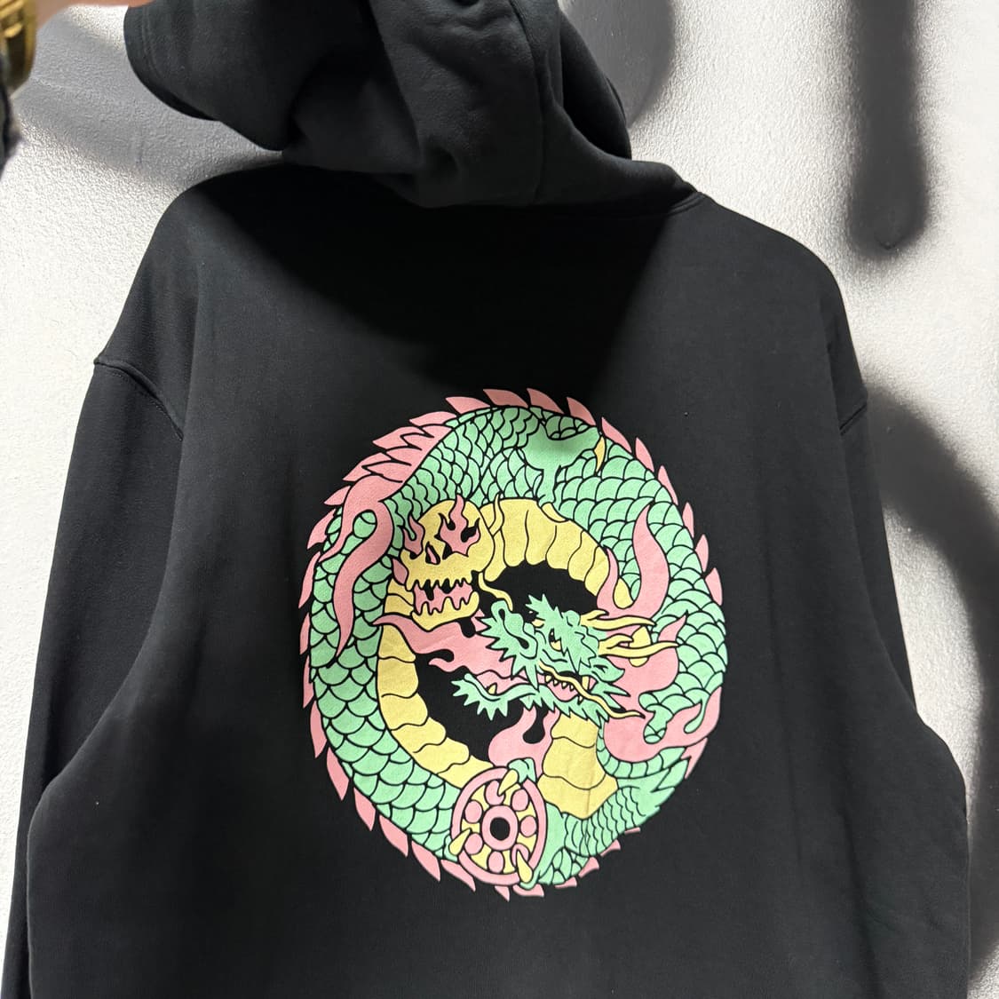 VTG 빈티지 오리엔탈 펑크 프린팅 집업 후디 상품이미지4