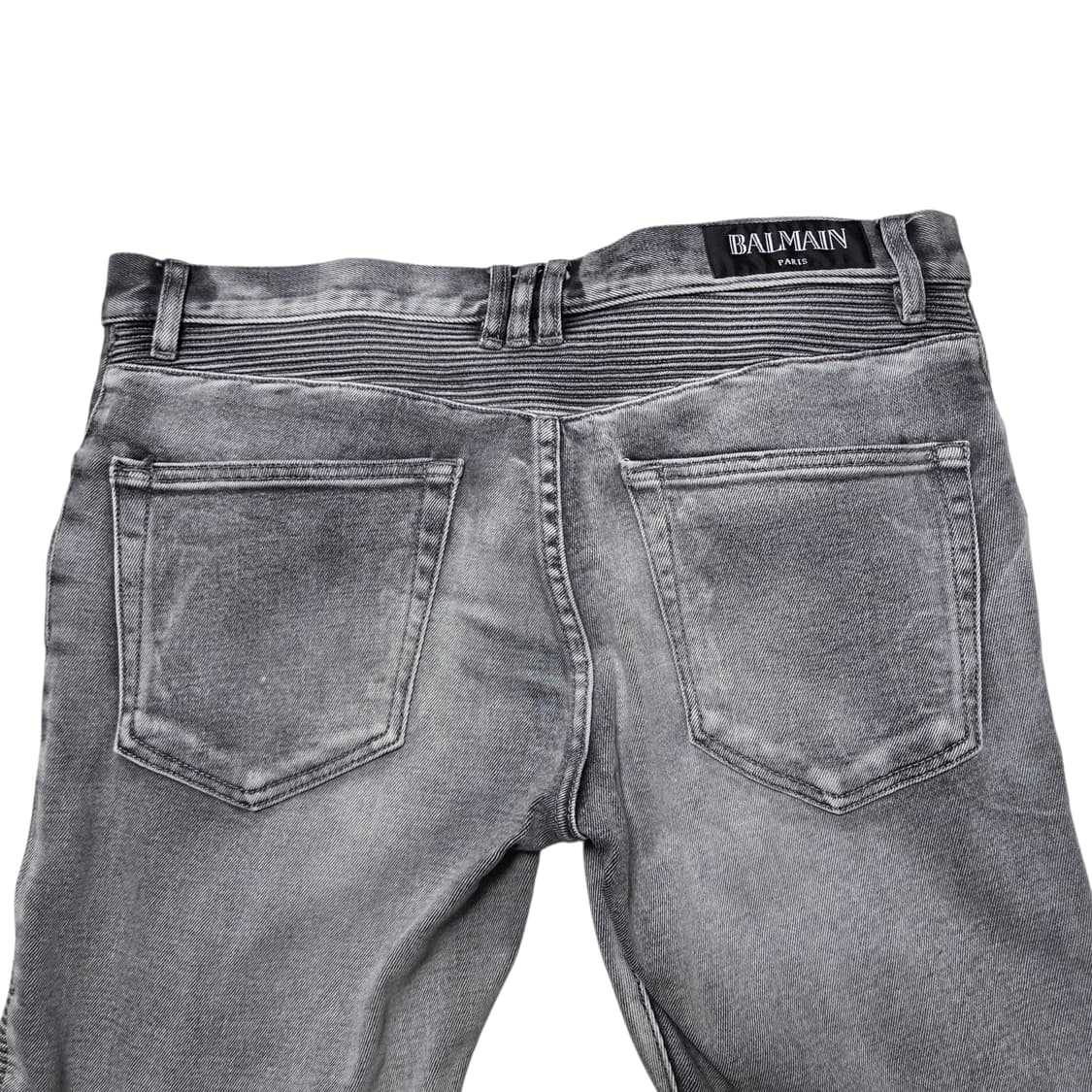 Balmain 발망 34사이즈 바이커 진 워싱 데님 청바지  상품이미지6