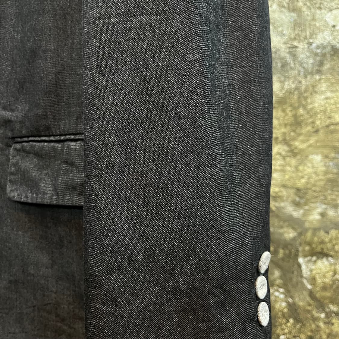 꼼데가르송 옴므 플러스 헤비 코튼 커버드 버튼 자켓 상품이미지10