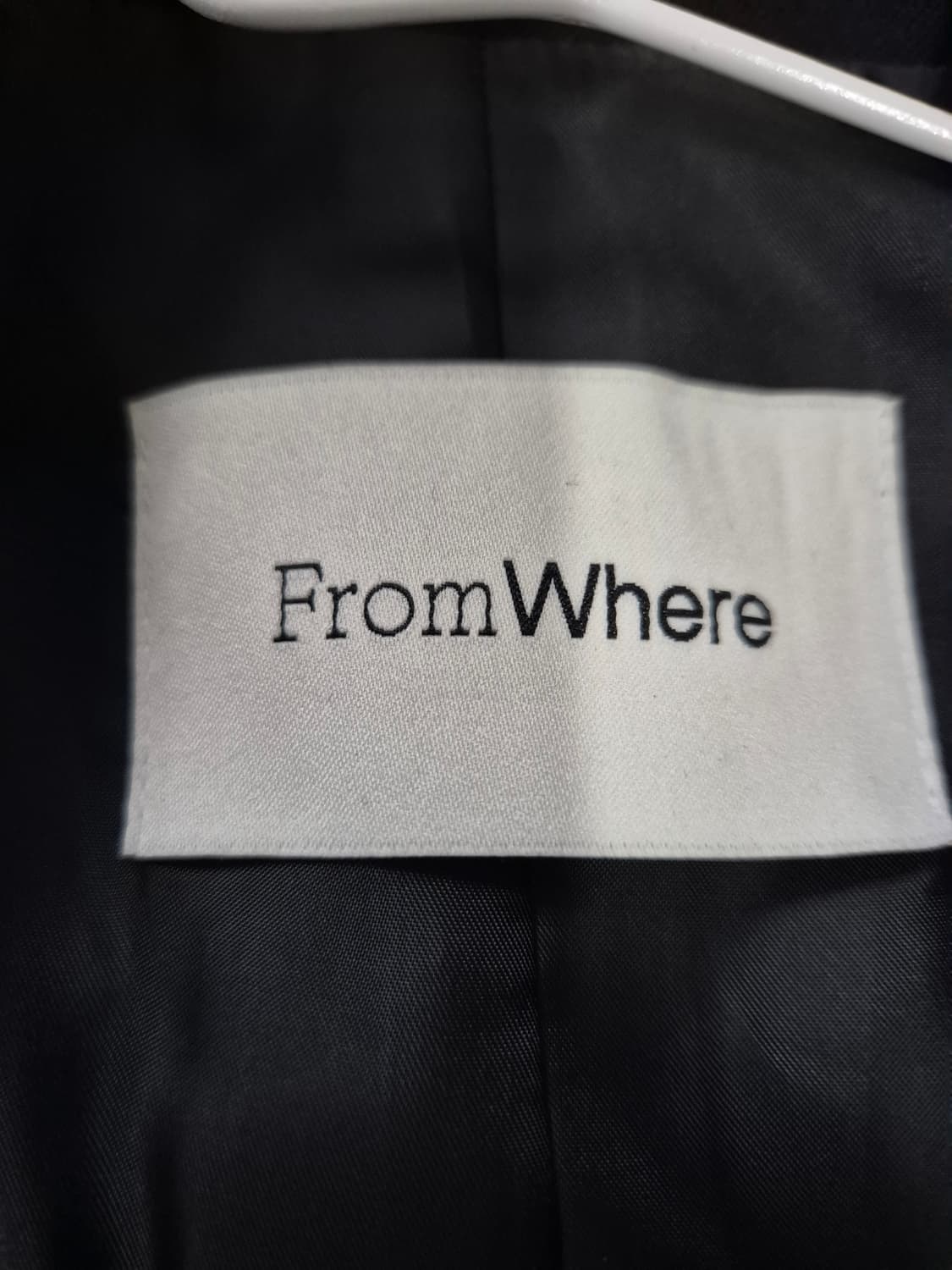 FROMWHERE 프롬웨얼 Oversized wool single coa 상품이미지8