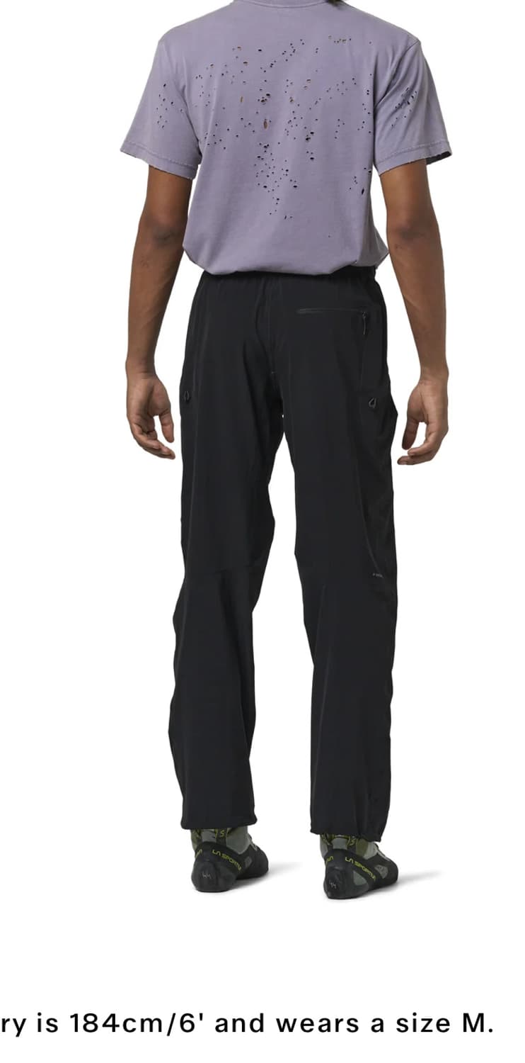 새티스파이 피스쉘 클라임 팬츠 블랙 상품이미지2