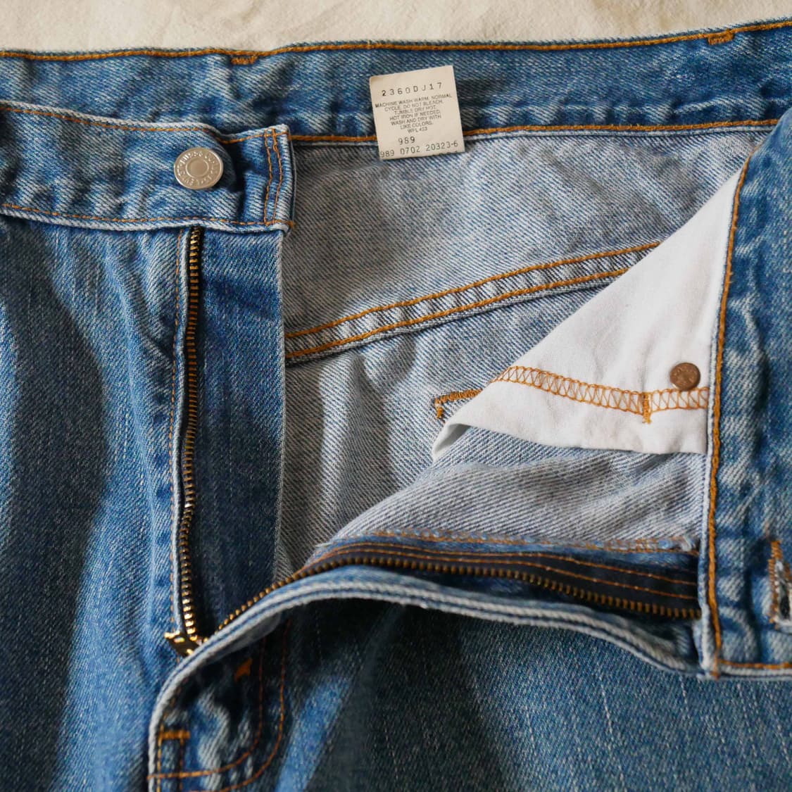 빈티지 리바이스 505 릴렉스 핏 데님 팬츠 상품이미지4