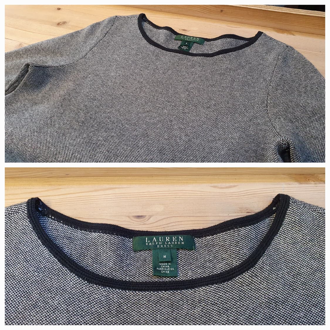 55/슬림66.랄프로렌 와이드라운드 스판원피스 상품이미지4