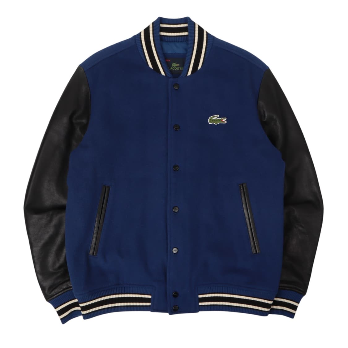 라코스테 울 레더 바시티 자켓 상품이미지1