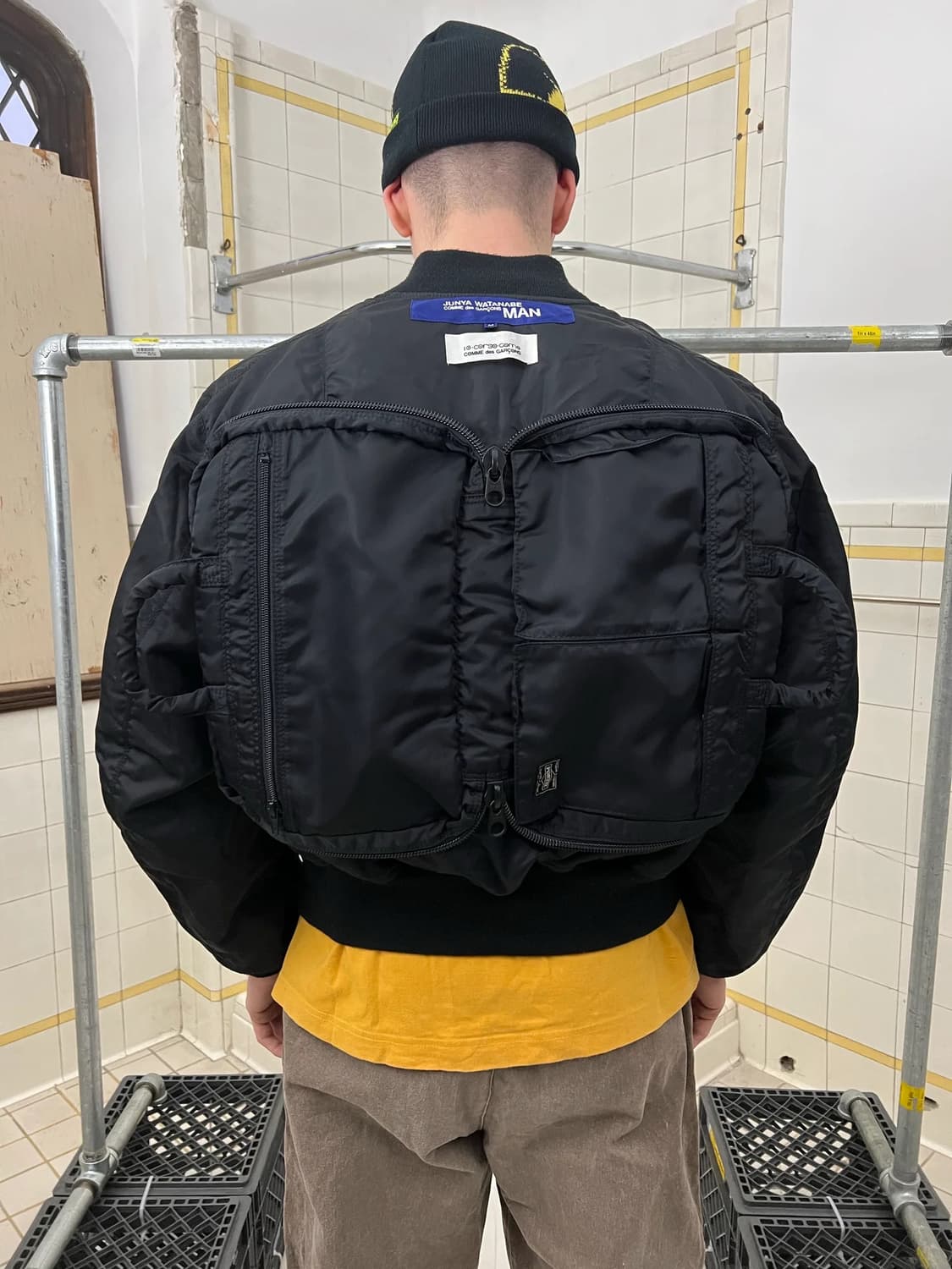 준야와타나베x포터x텐꼬르소꼬모 리버시블 봄버 상품이미지1