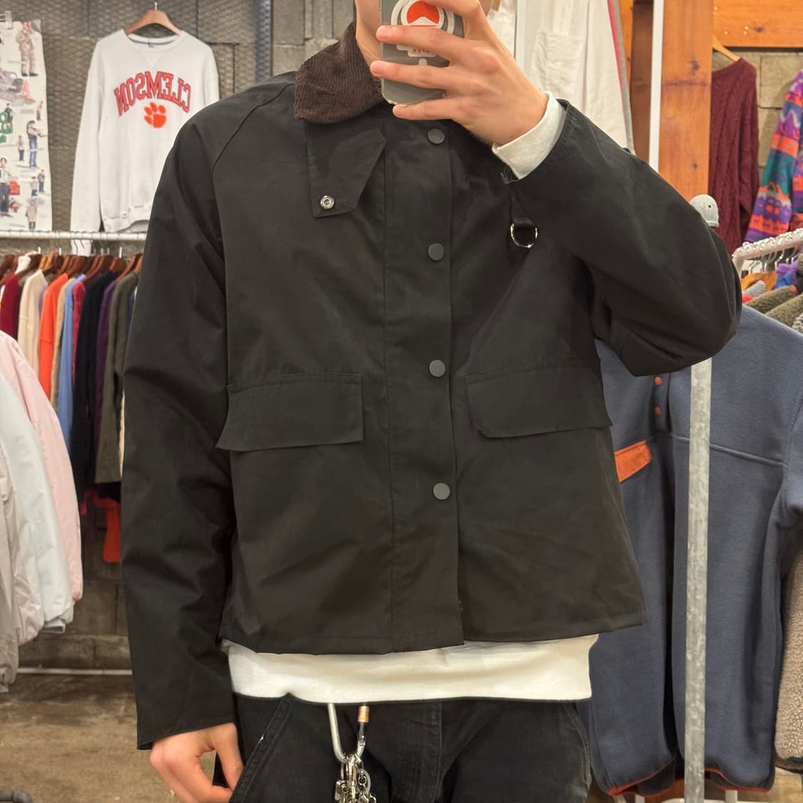 빈티지 사파리 헌팅 자켓 상품이미지5