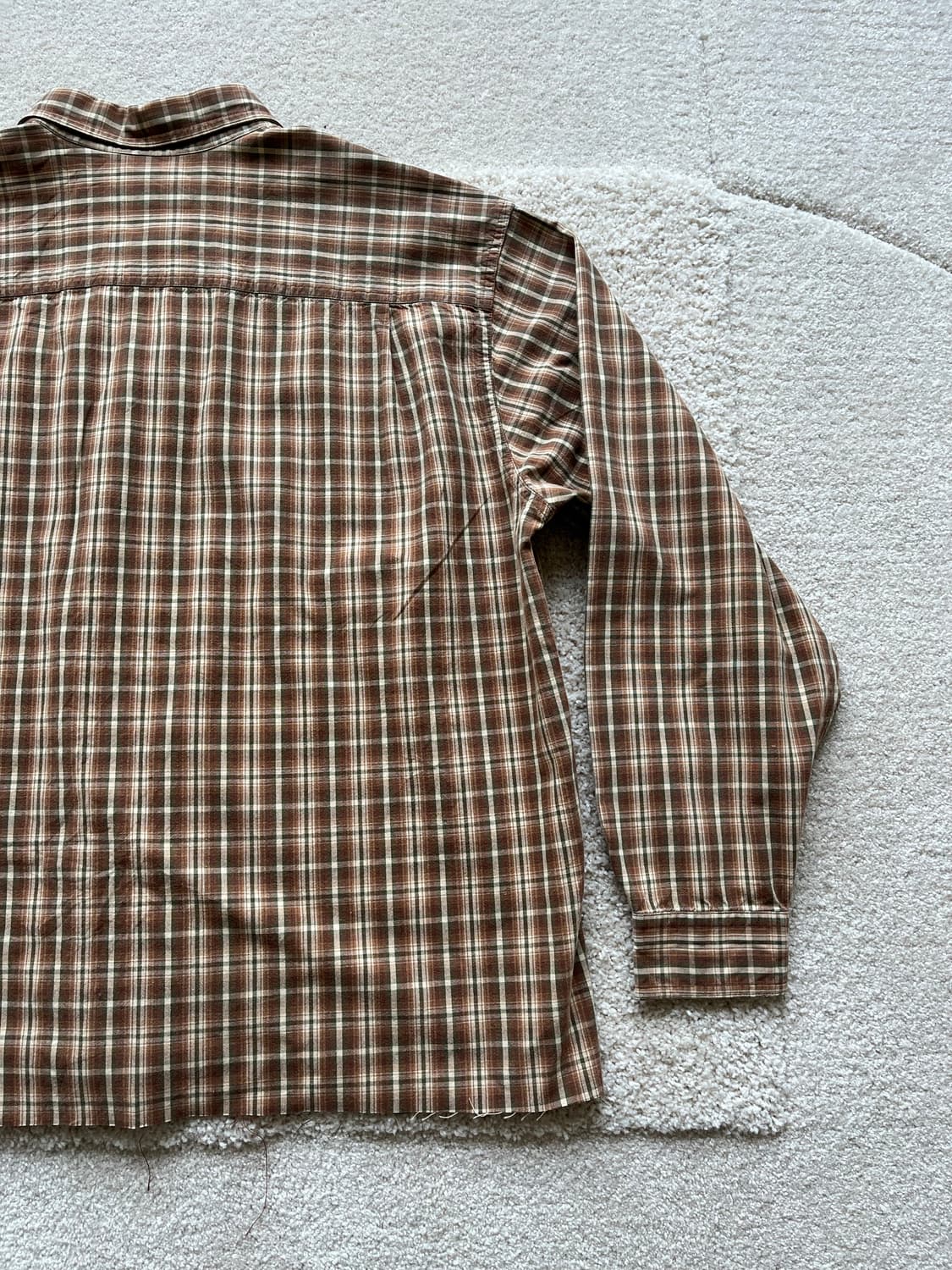 엘엘빈 컷오프 체크 셔츠 (105) 상품이미지8