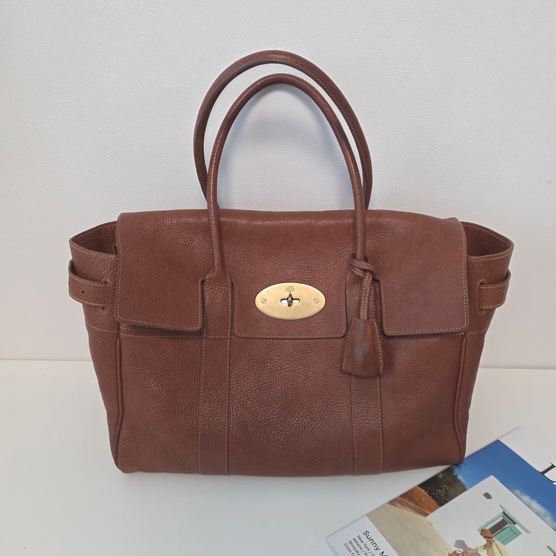 Mulberry 멀버리 정품 헤리티지 베이스워터 금장 오크 클래식그레인 상품이미지9