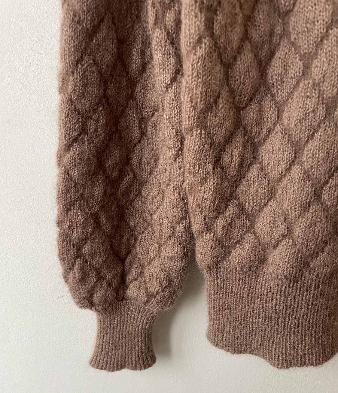 vintage mocha argyle knit 상품이미지4