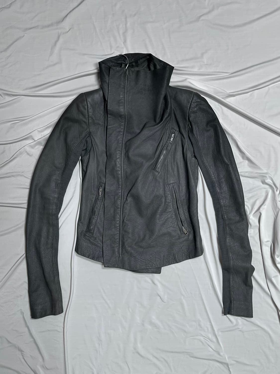 Rick Owens lambskin high-neck jacket 상품이미지1