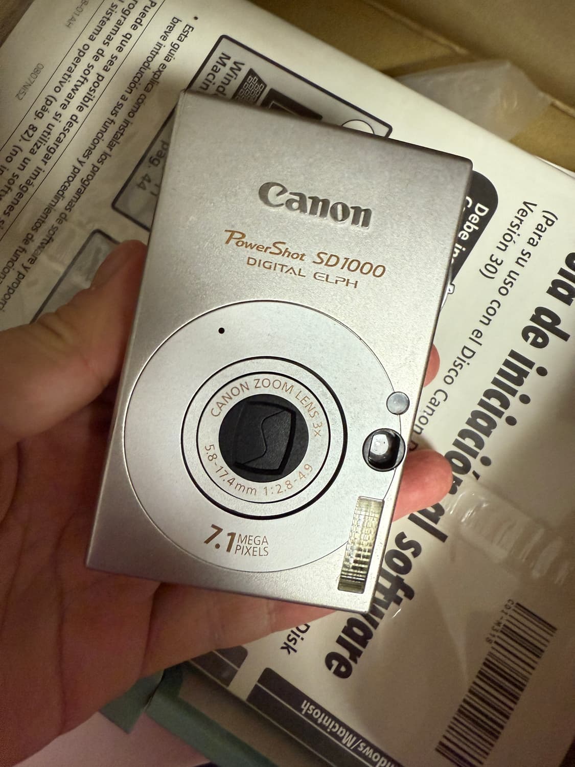 캐논 익서스 70 파워샷 빈티지 디지털 카메라 풀박 작동확인 디카 상품이미지1