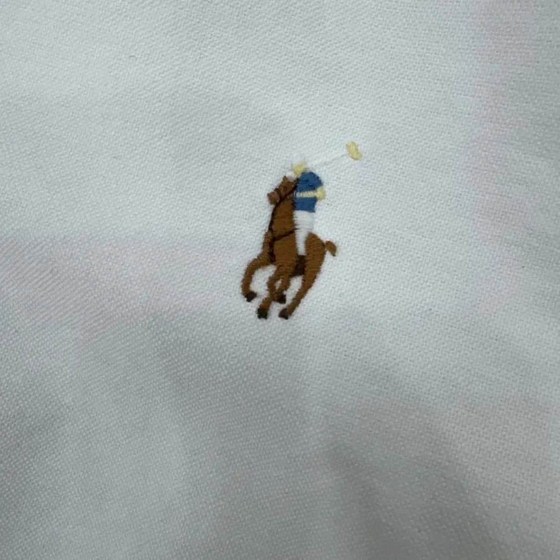 M 폴로 랄프로렌 커스텀핏 옥스포드 화이트 남방 셔츠  상품이미지3