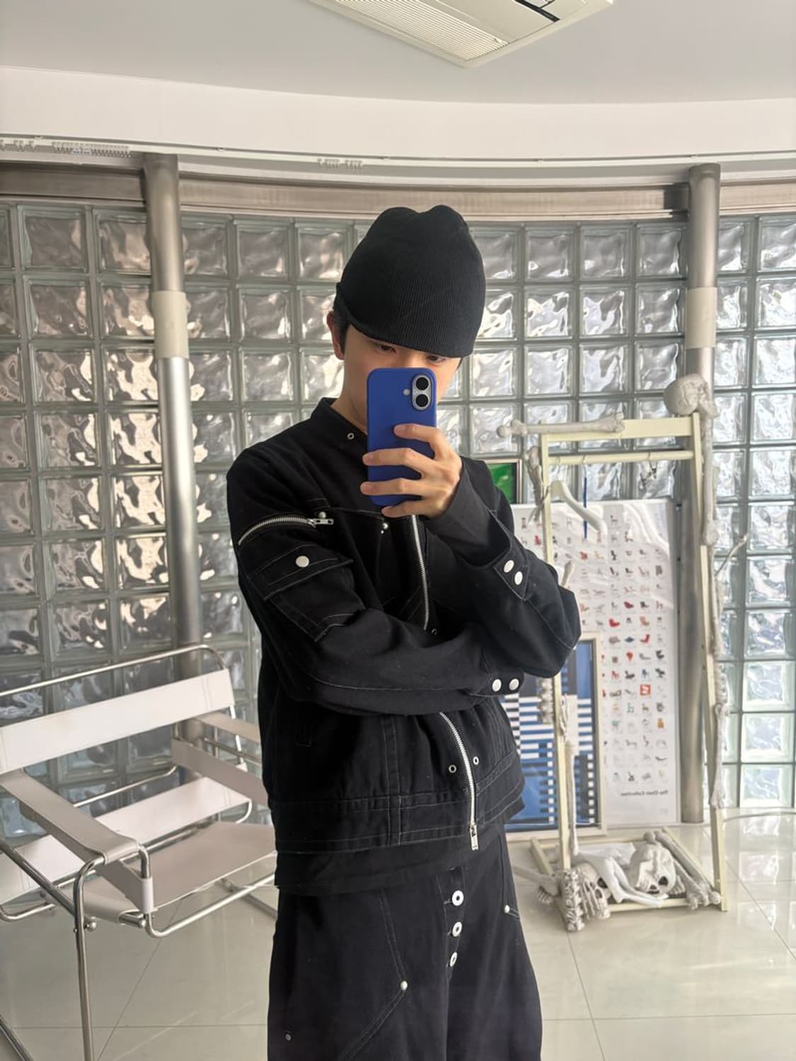 FRAGMENT PANEL SHORT BLOUSON 상품이미지1