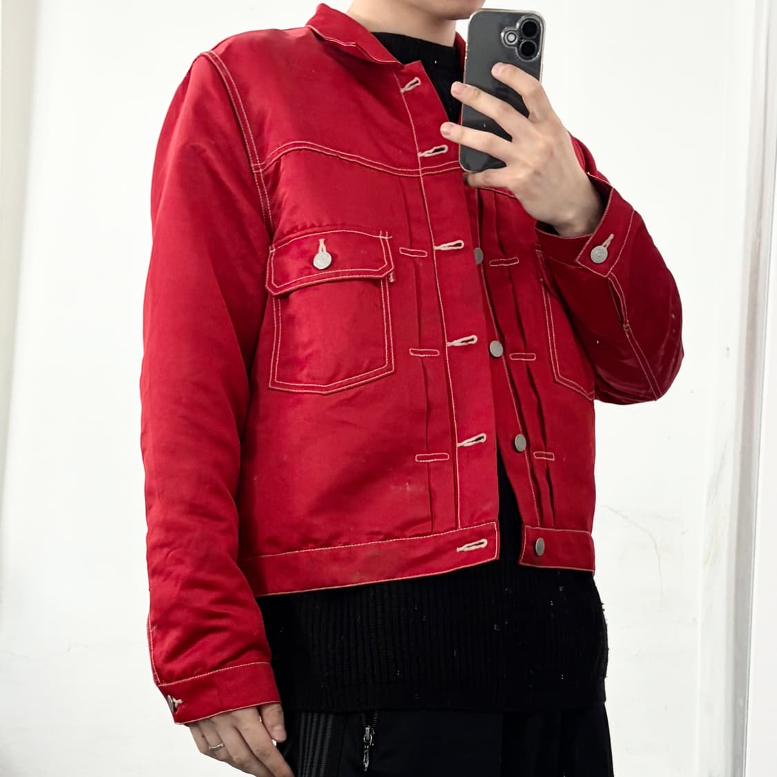 리바이스 X 겐조 타입2 사틴 트러커 자켓 상품이미지5