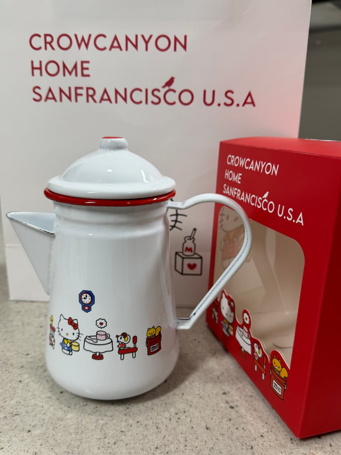 산리오X크로우캐년 헬로키티 티팟 상품이미지3