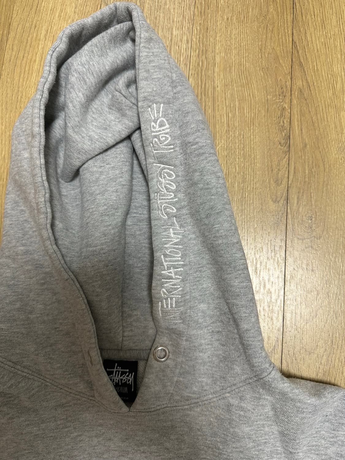 스투시 레터링 후드 M 상품이미지2