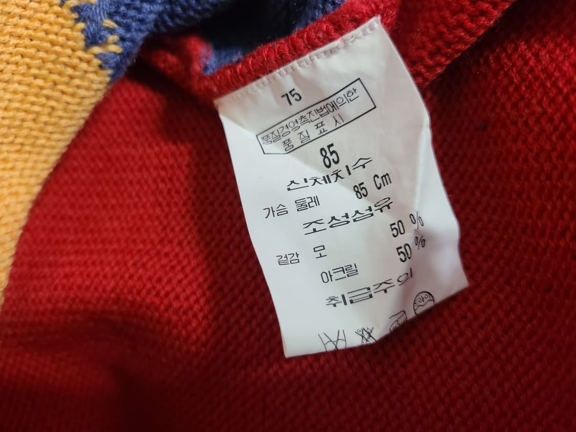 기비 꽃자수 니트 스웨터(55-66) 상품이미지9