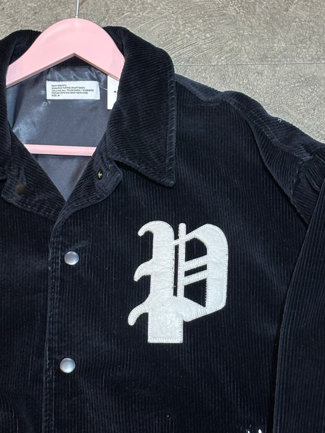 파르티멘토 코듀로이 골덴 바시티 자켓 M 상품이미지4