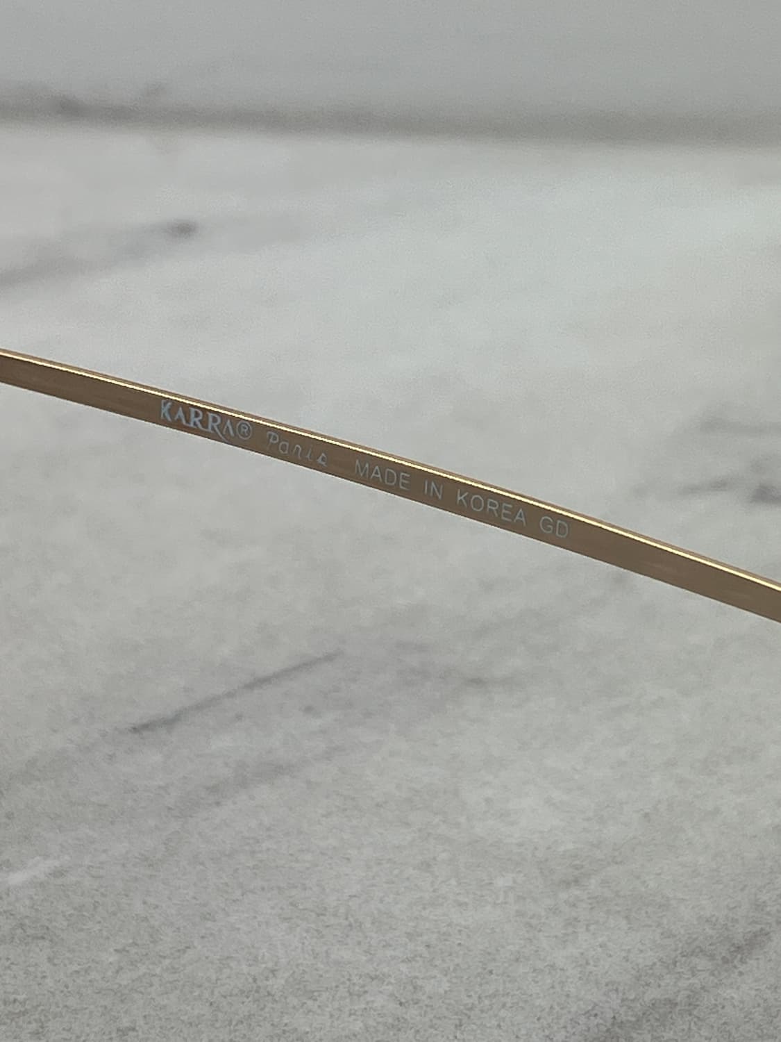 카라 KARRA 골드 소프트 스퀘어 메탈테 안경75 상품이미지7