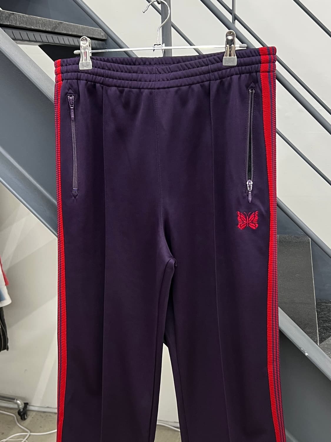 니들스 스트레이트 트랙 팬츠 / 다크 퍼플 상품이미지2