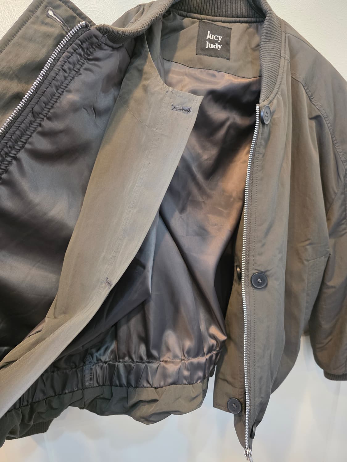 쥬시쥬디 카키색 MA-1항공점퍼 상품이미지7