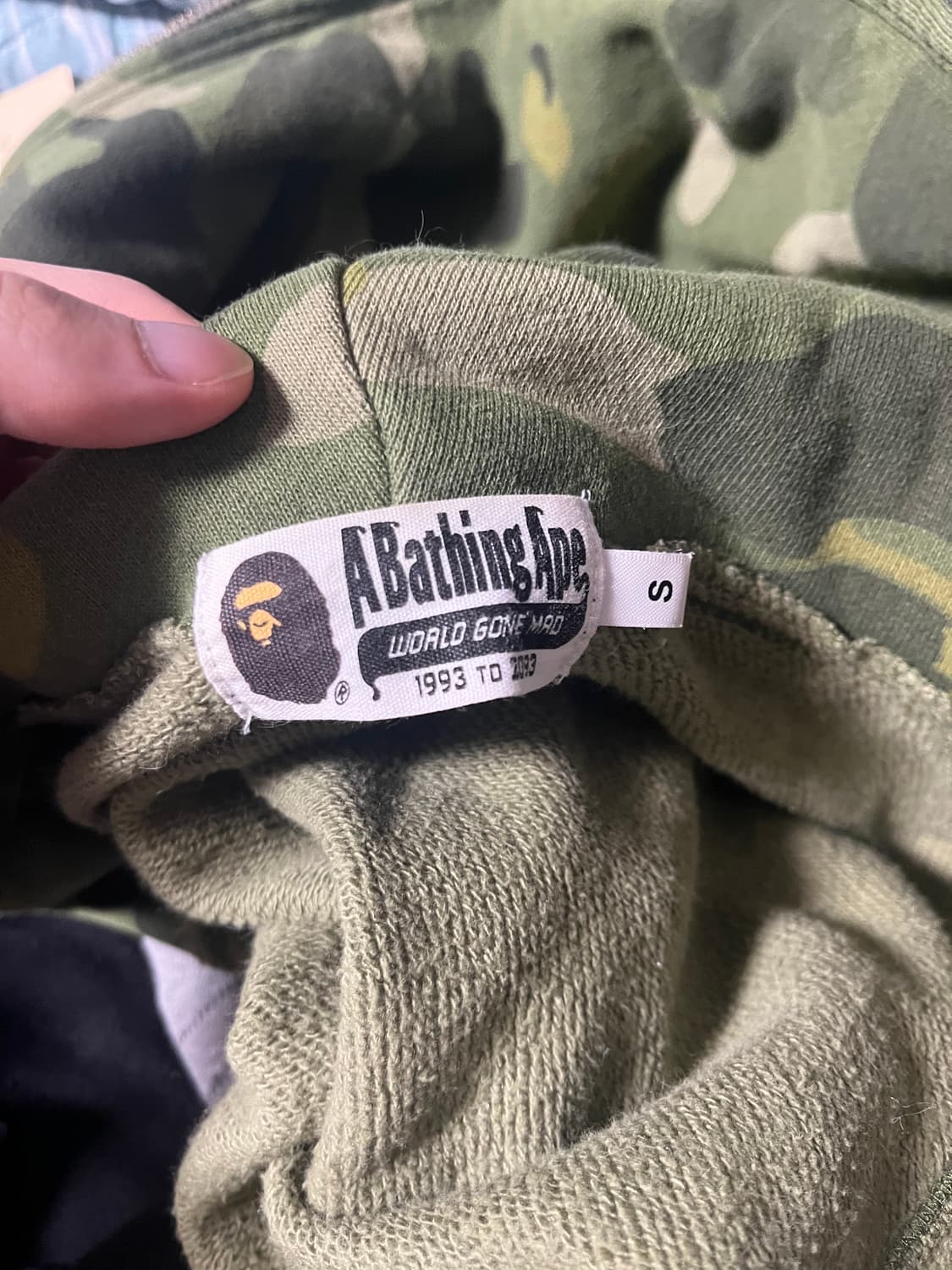 bape 베이프 후드집업 S 상품이미지5