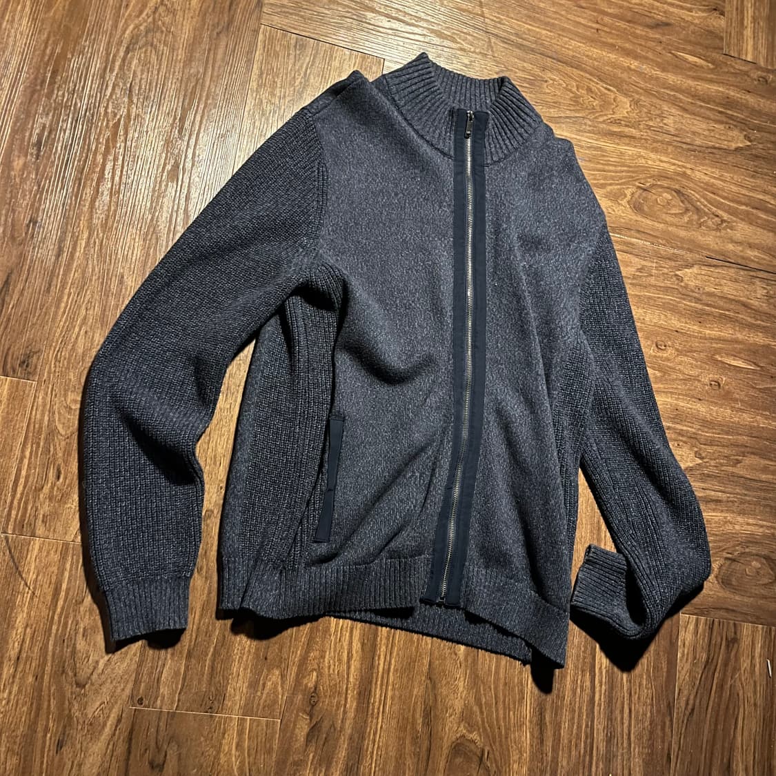 Calvin Klein Cotton Zip-Up Knit 상품이미지1