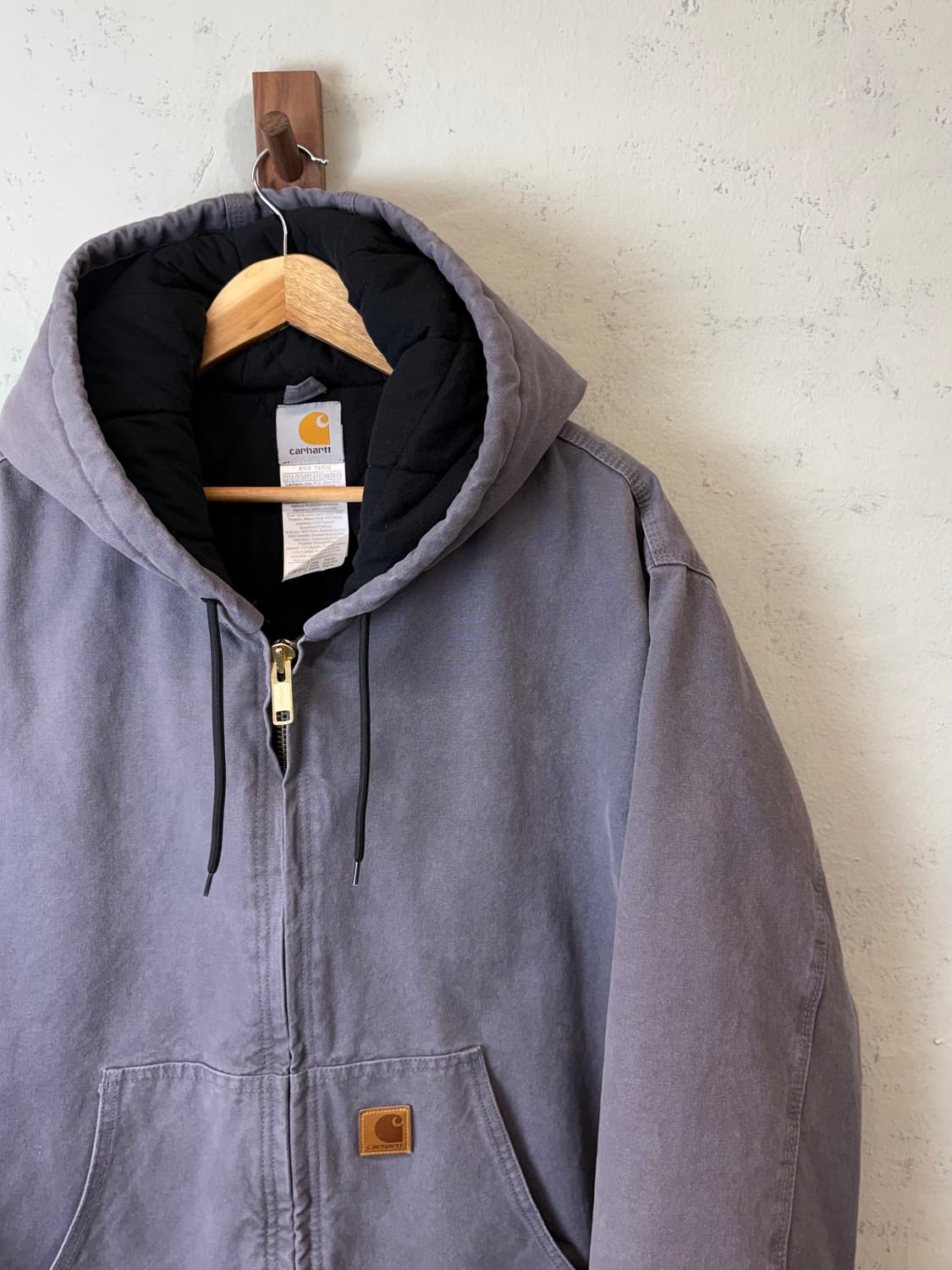 칼하트 시멘트 그레이 액티브 후드 자켓 상품이미지2