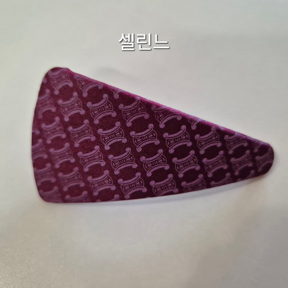(정품원단)셀린느 삼각 헤어핀 (집게핀) 상품이미지1