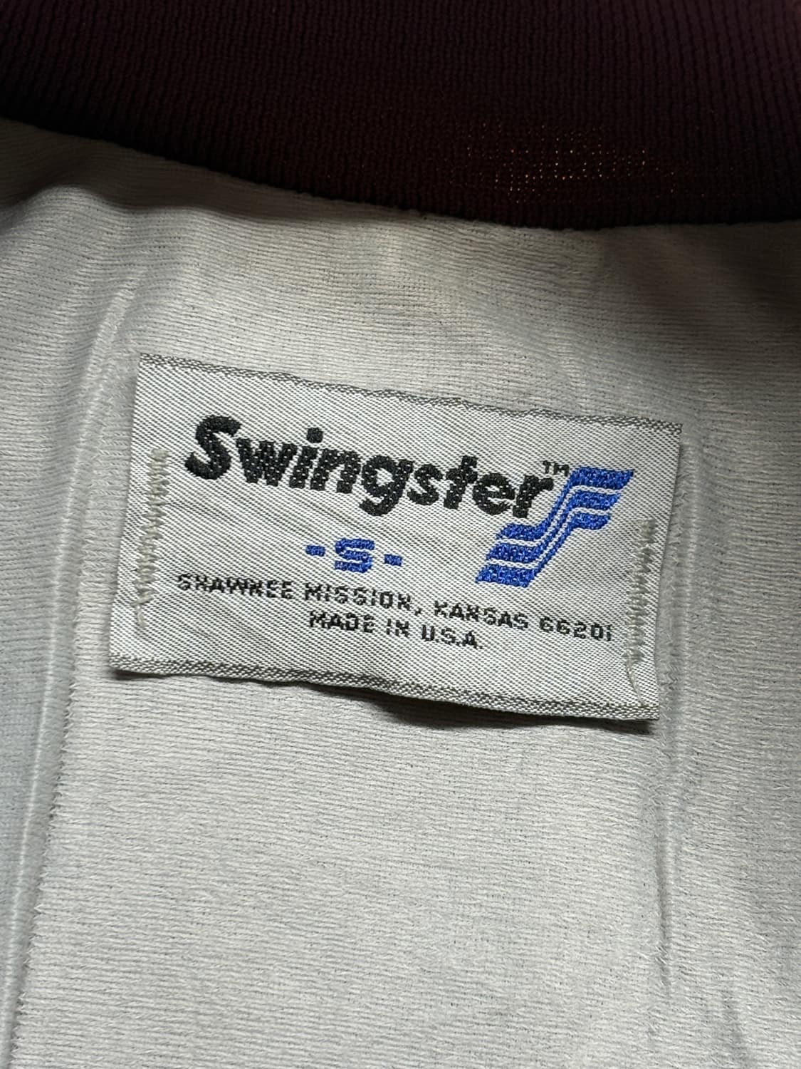 80's 스윙스터 사틴 봄버 자켓 상품이미지5