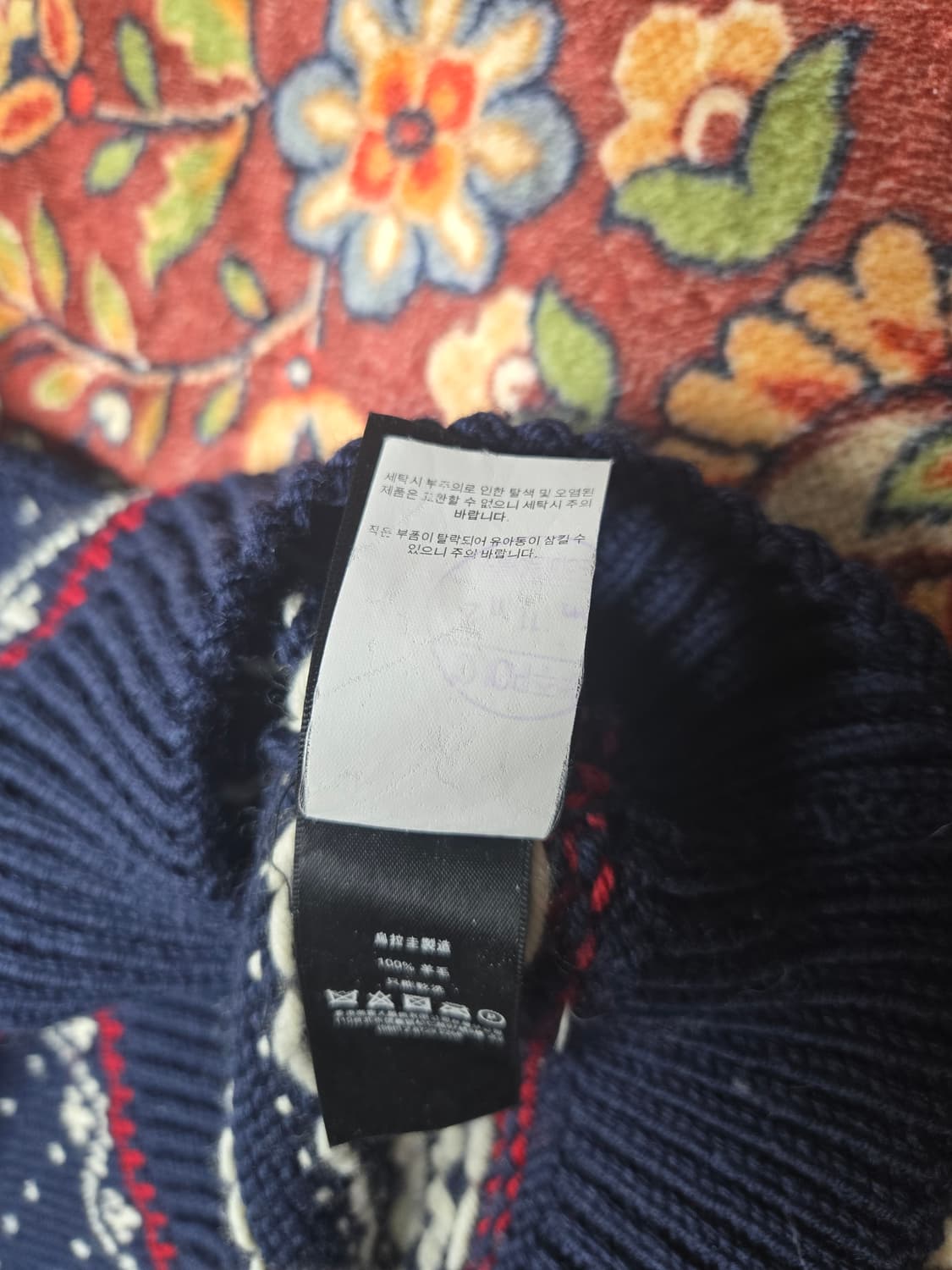 폴로 랄프로렌 무스(Moose) 헨리넥 울 니트.M 상품이미지10