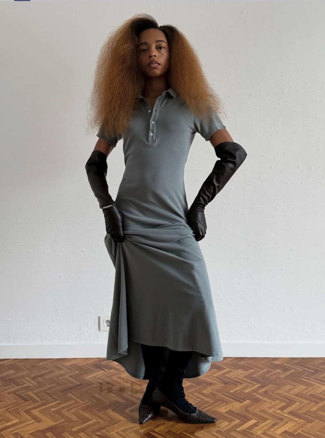 [38,39]팔로마울 Leslie II 펌프스 힐/브라운 상품이미지5