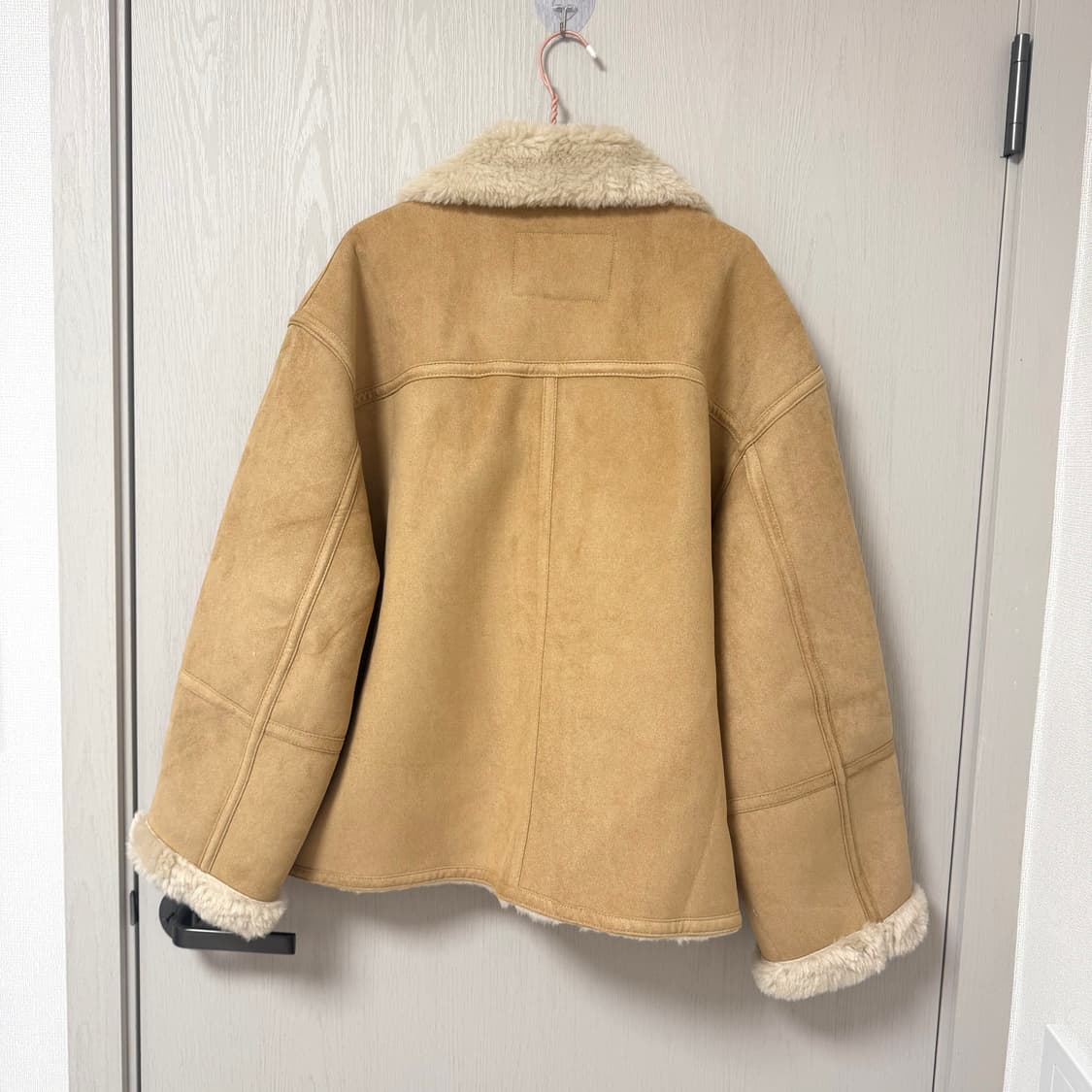 (s) 파사드패턴 램스울 스웨이드 무스탕 상품이미지4