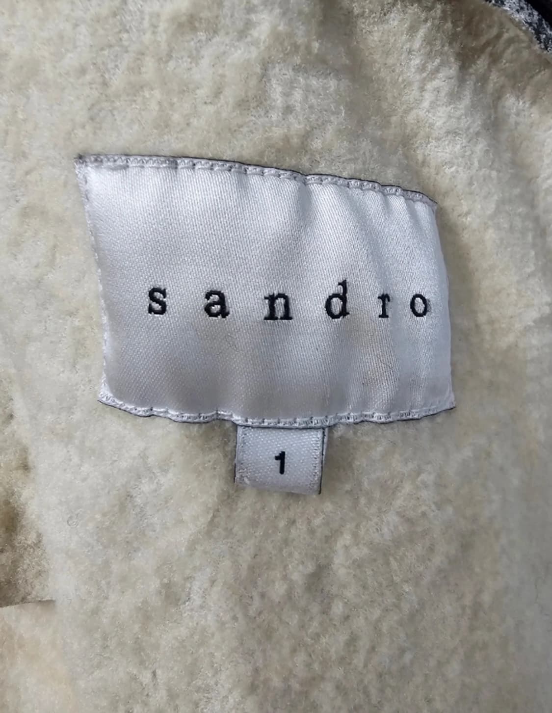 Sandro 산드로 파리 양털 무스탕 자켓 ~55 상품이미지9