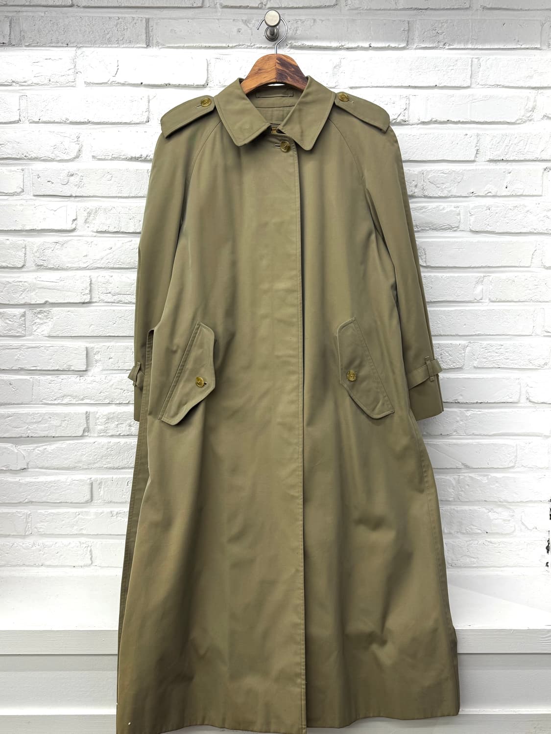 버버리 베이지 트렌치 롱코트 상품이미지1