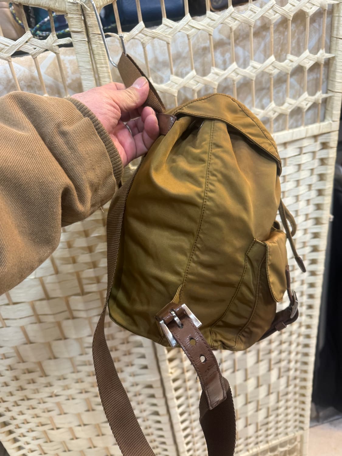 정품 프라다 나일론 백팩 팝니다 상품이미지5