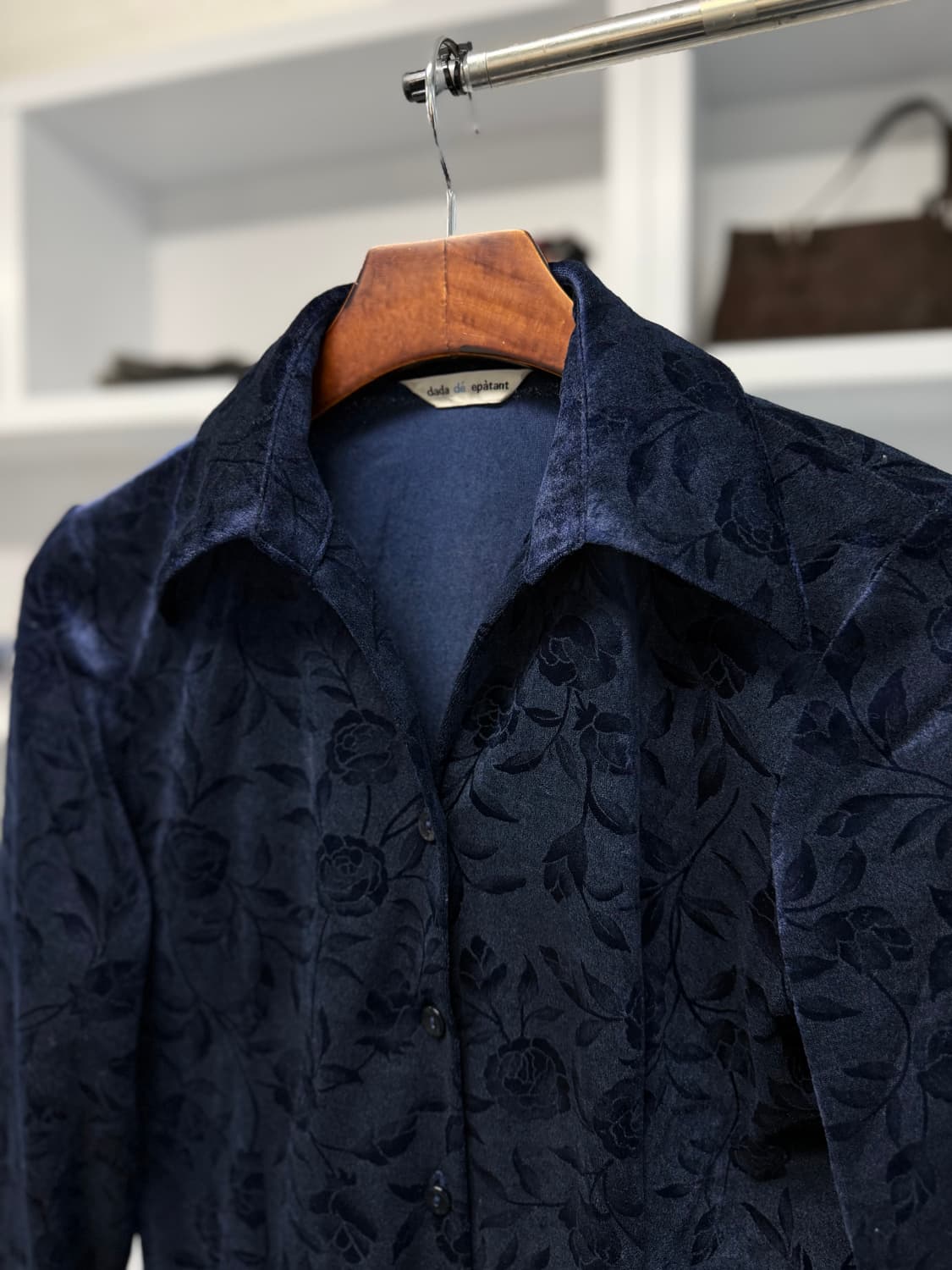 dada de elephant 벨루어 셔츠 상품이미지2