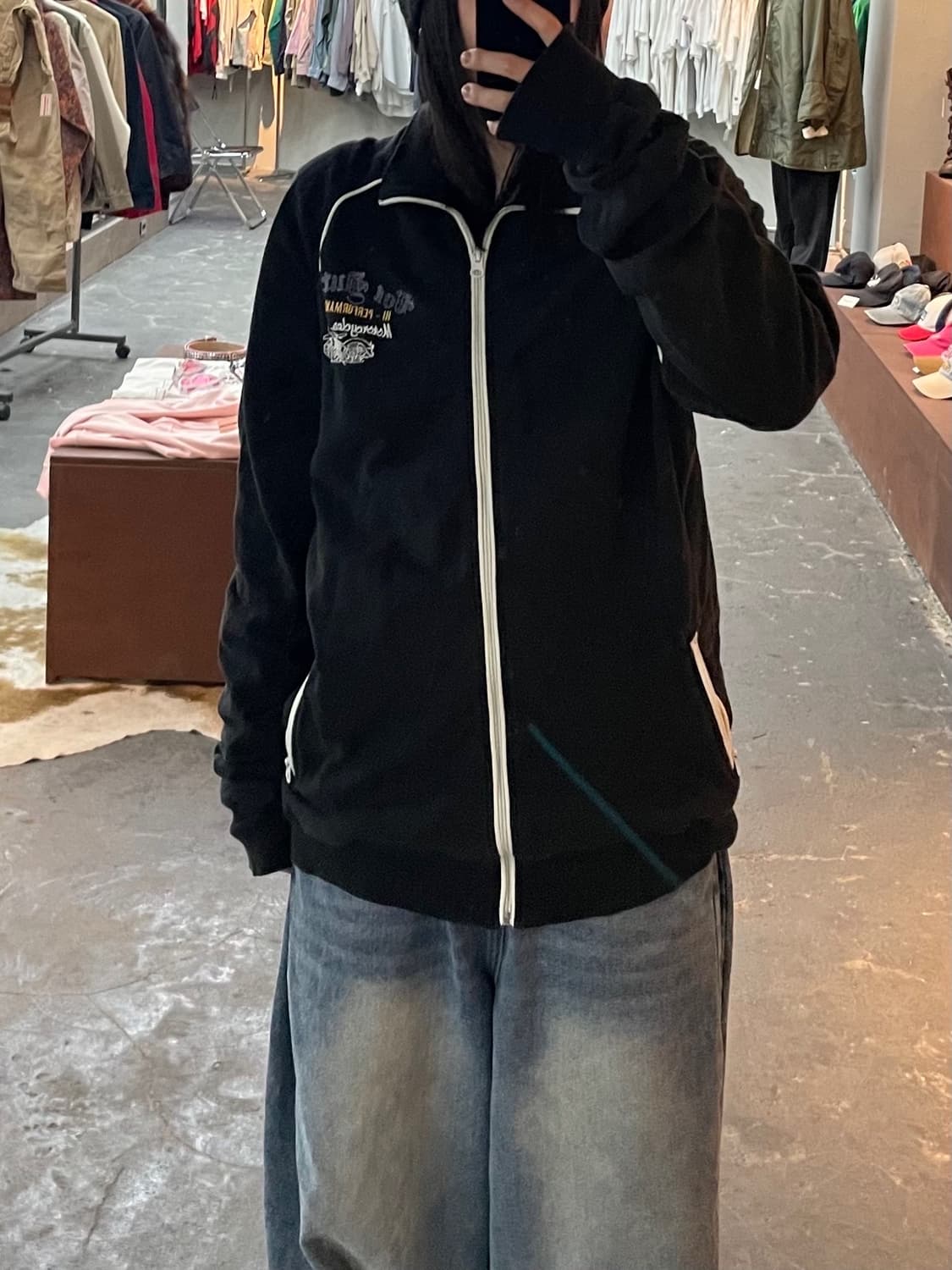 본더치 블랙 트랙 자켓 H1895 상품이미지1