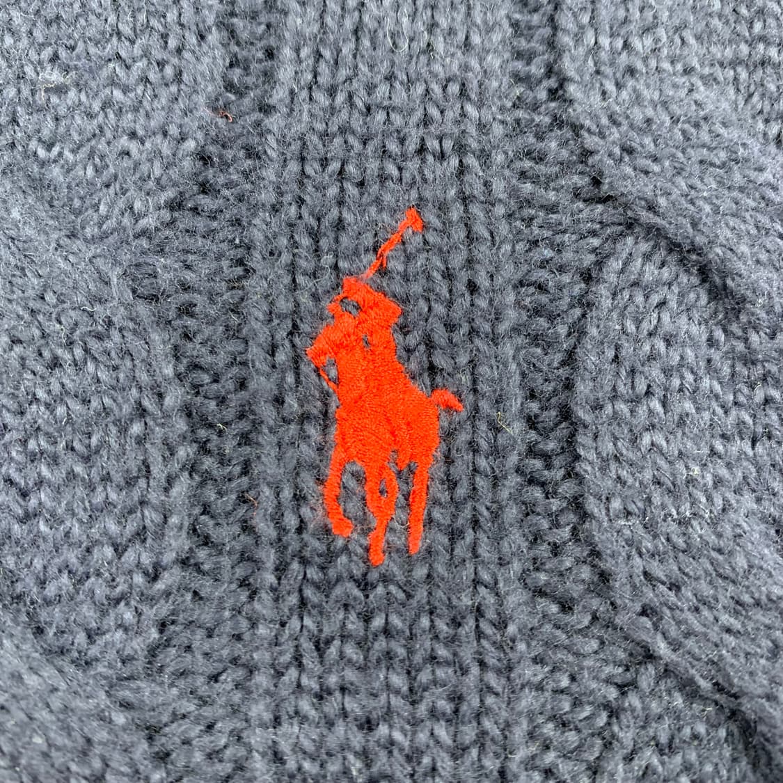 폴로 랄프로렌 포니로고 네이비 케이블 니트 상품이미지3