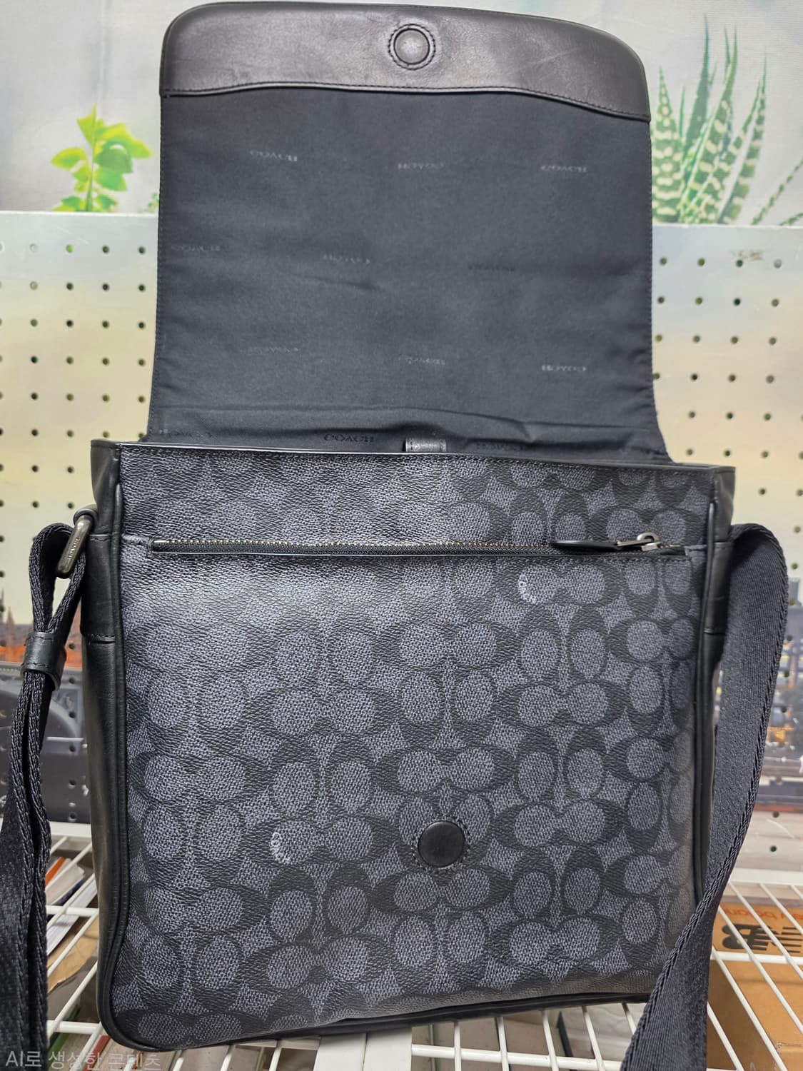 코치 메신저백 남성 크로스백 캔버스 플랩 BF34 상품이미지7