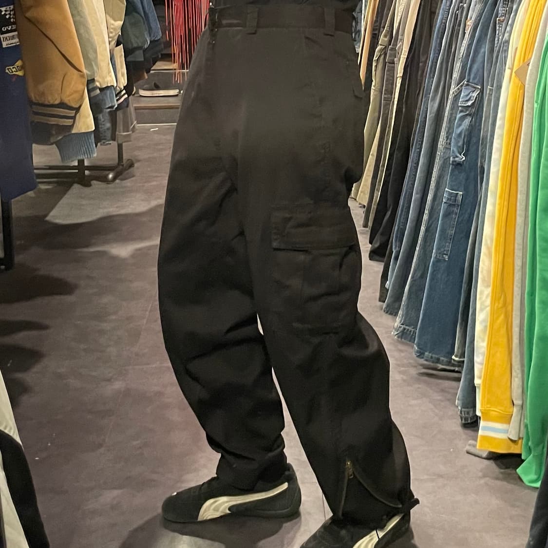 [IM] VTG 빈티지 블랙 카고 팬츠 상품이미지2