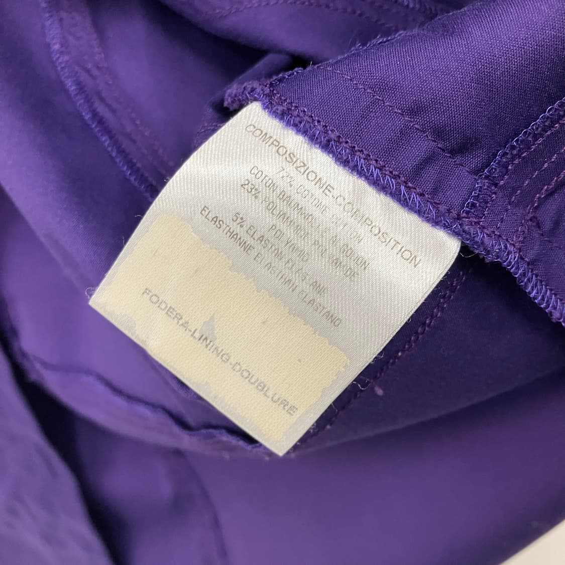 구찌 퍼플 코튼 스트레치 볼 버튼 셔츠 상품이미지8