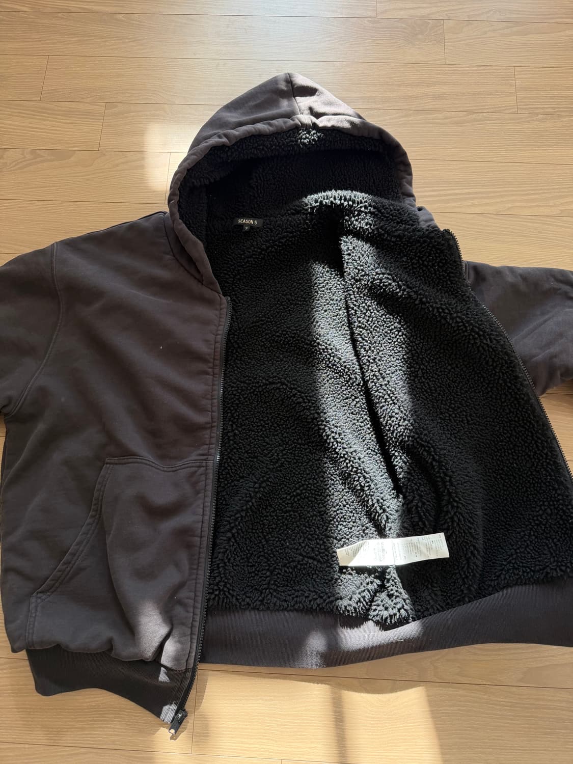 이지 시즌 5 쉐르파 후드 집업 상품이미지2