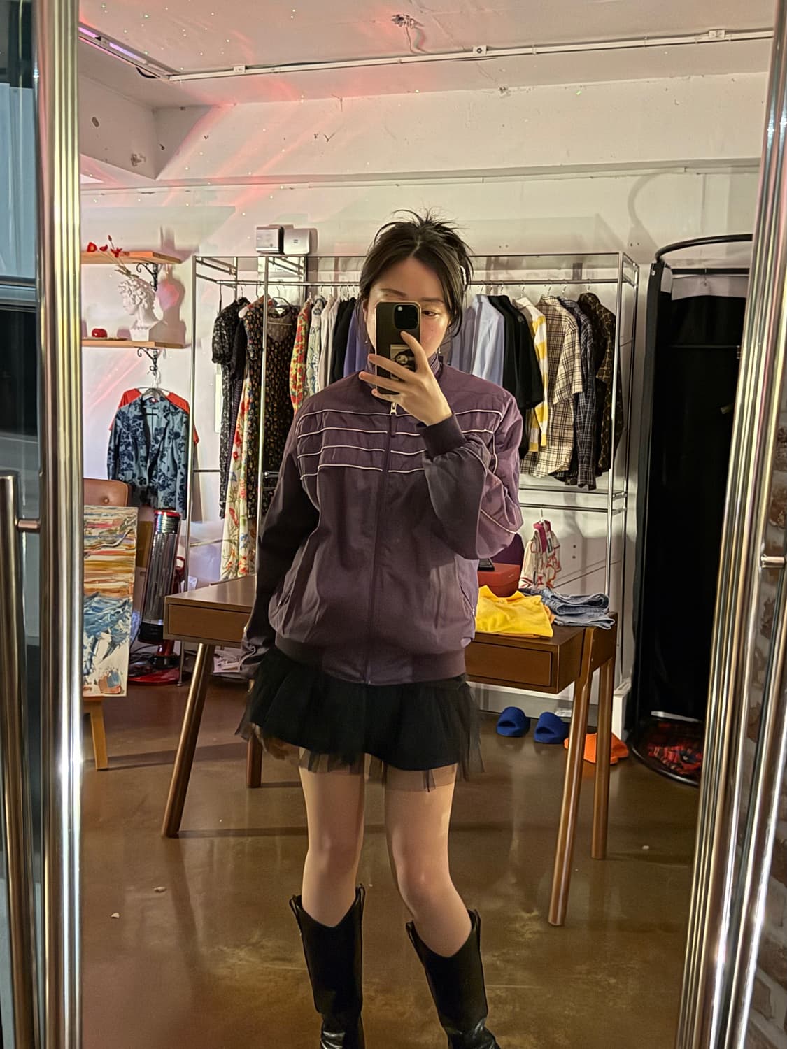 GUCCI 퍼플 나일론 자켓 상품이미지1