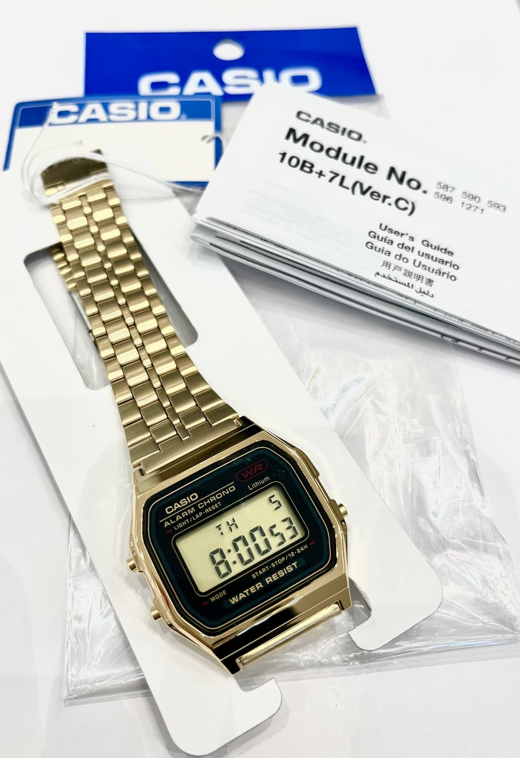 카시오 금장 메탈 시계 새상품 상품이미지5