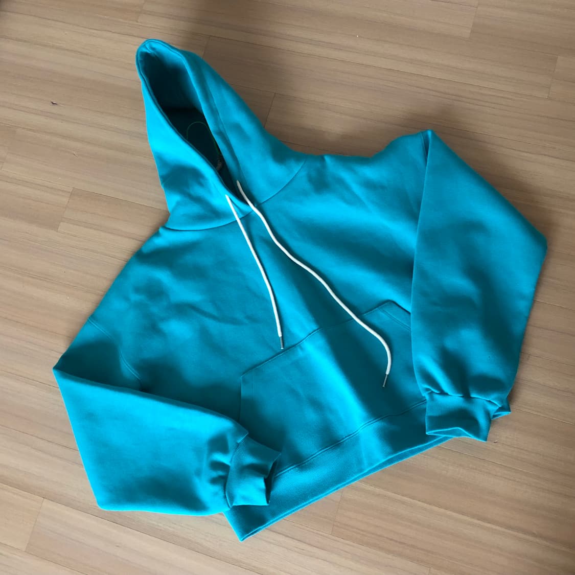 멜팅픽셀 청록 후드티  상품이미지1