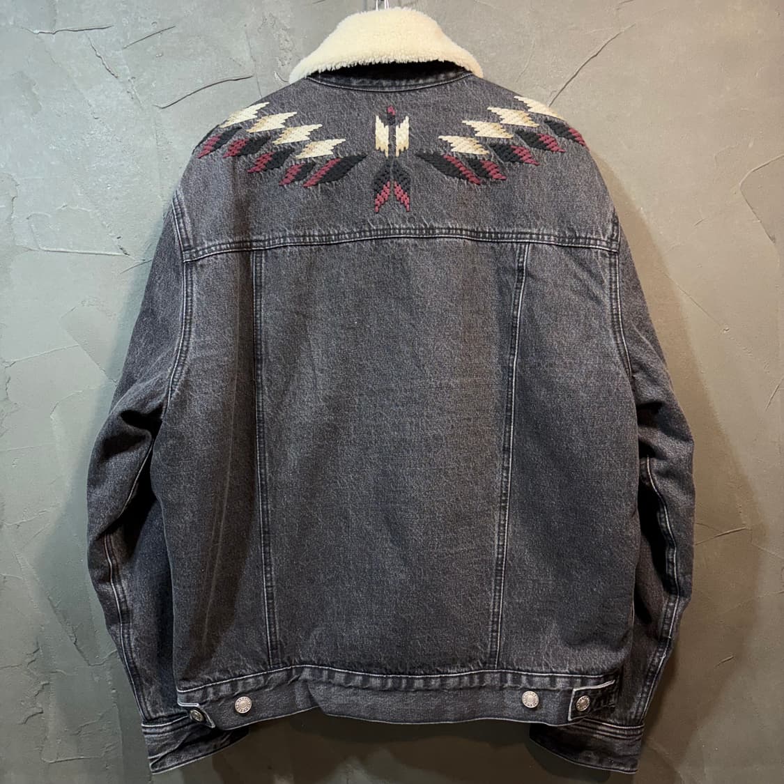 [36] ISABEL MARANT 이자벨 마랑 데님 쉐르파 자켓 상품이미지4