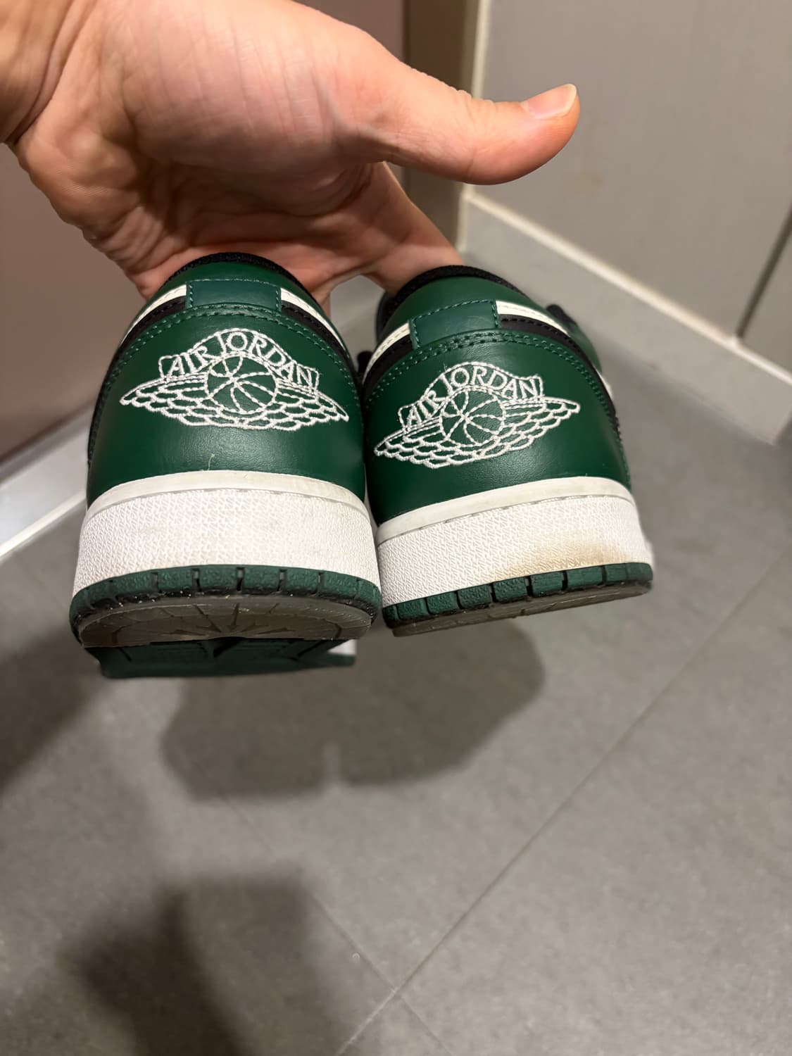 나이키 덩크 에어 조던 1 로우 그린토 275 상품이미지2