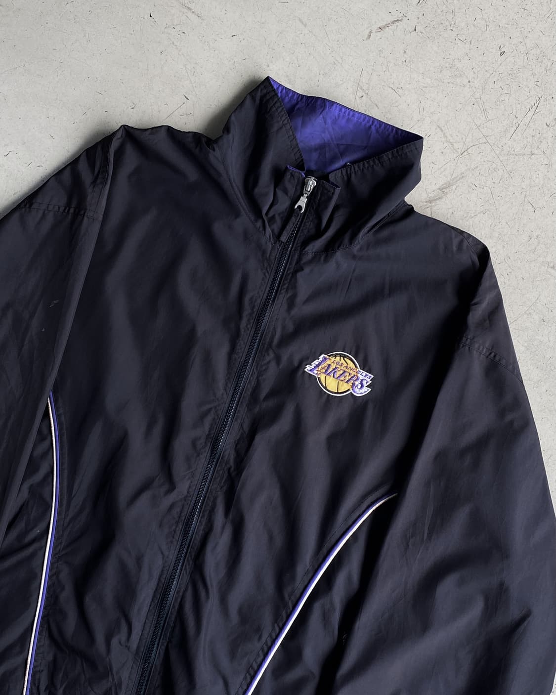 NBA 90's LA 레이커스 윈드 브레이커 자켓 상품이미지5
